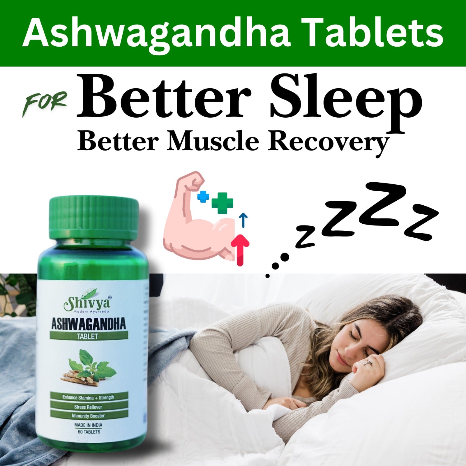 Ashwagandha Tablets for Stress Relief