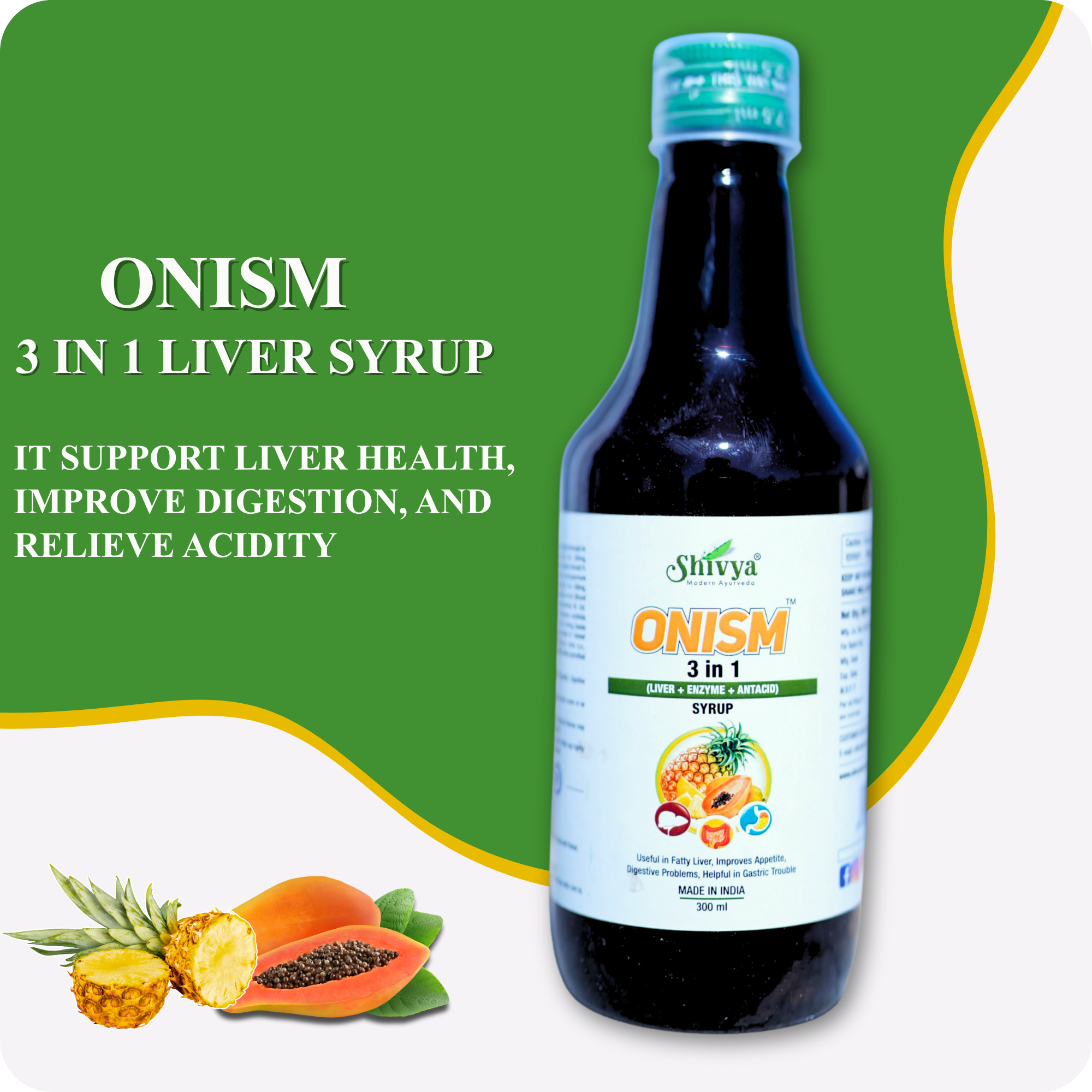 Onism 3 in 1 Syrup - Fatty Liver Syrup