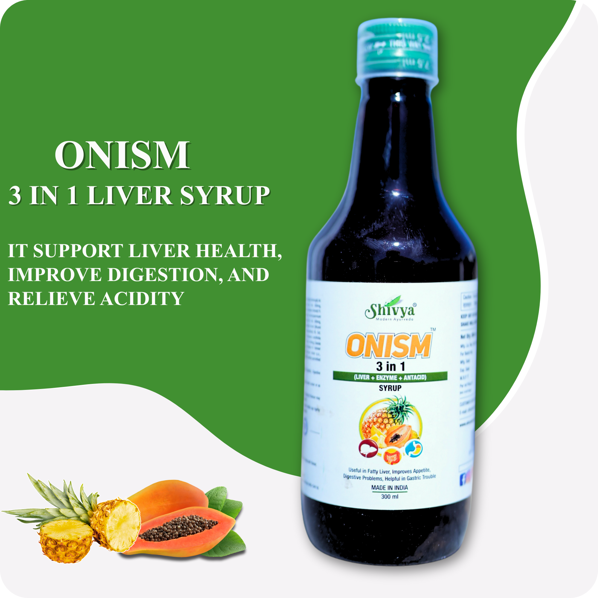 Onism 3 in 1 Syrup - Fatty Liver Syrup