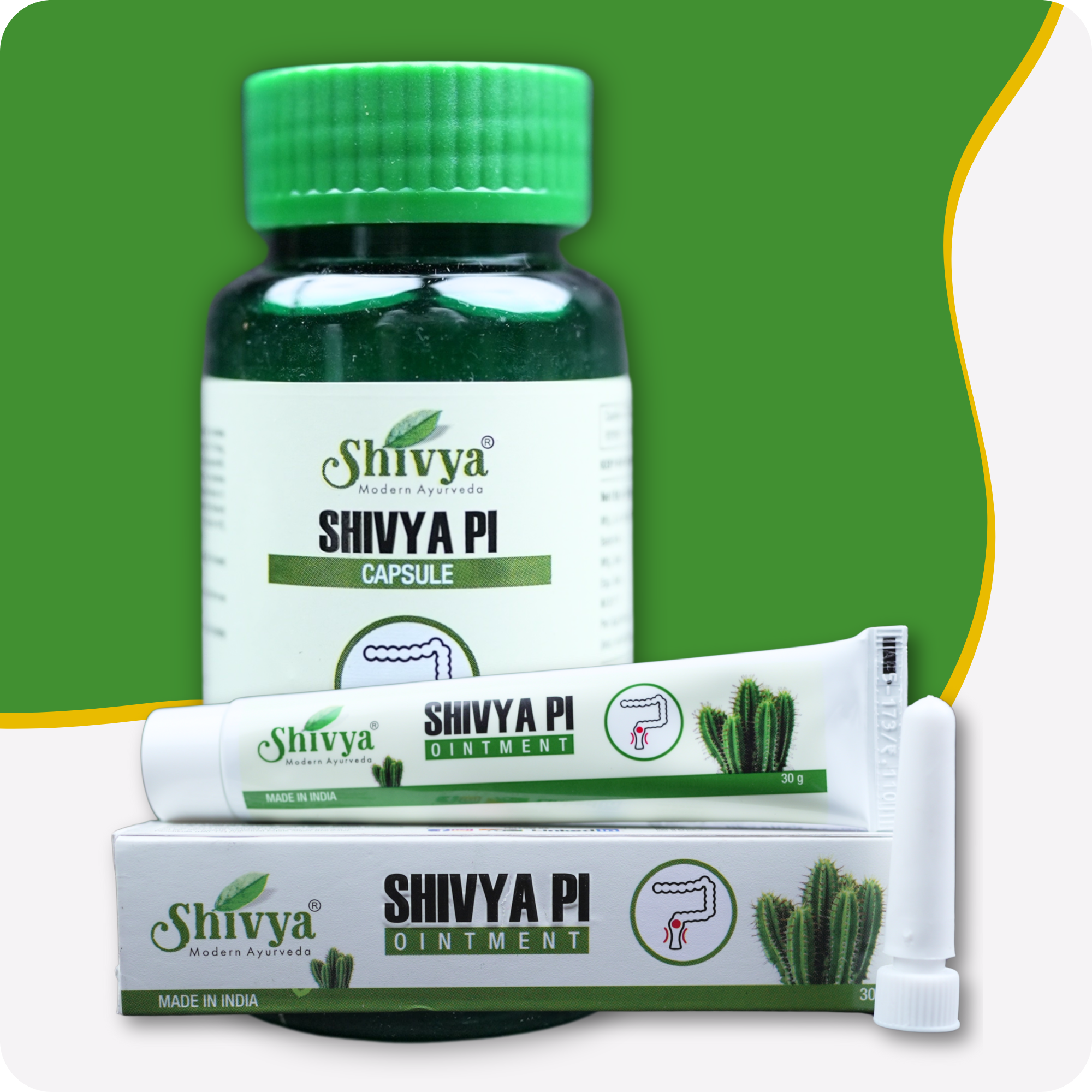 Pi Capsules and Pi Ointment Combo