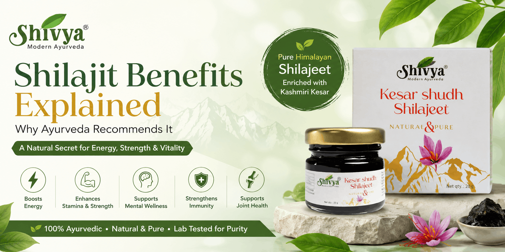 Benefits of Shivya Ayurveda Shilajit Explained: Why Ayurveda Recommends It
