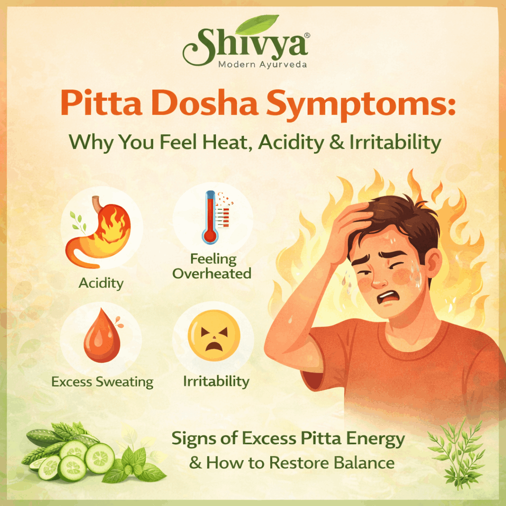 Pitta dosha imbalance and symptoms