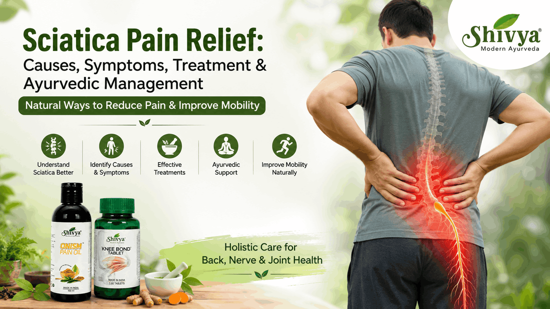 Sciatica Pain Relief: Causes, Symptoms, Treatment and  Ayurvedic Management
