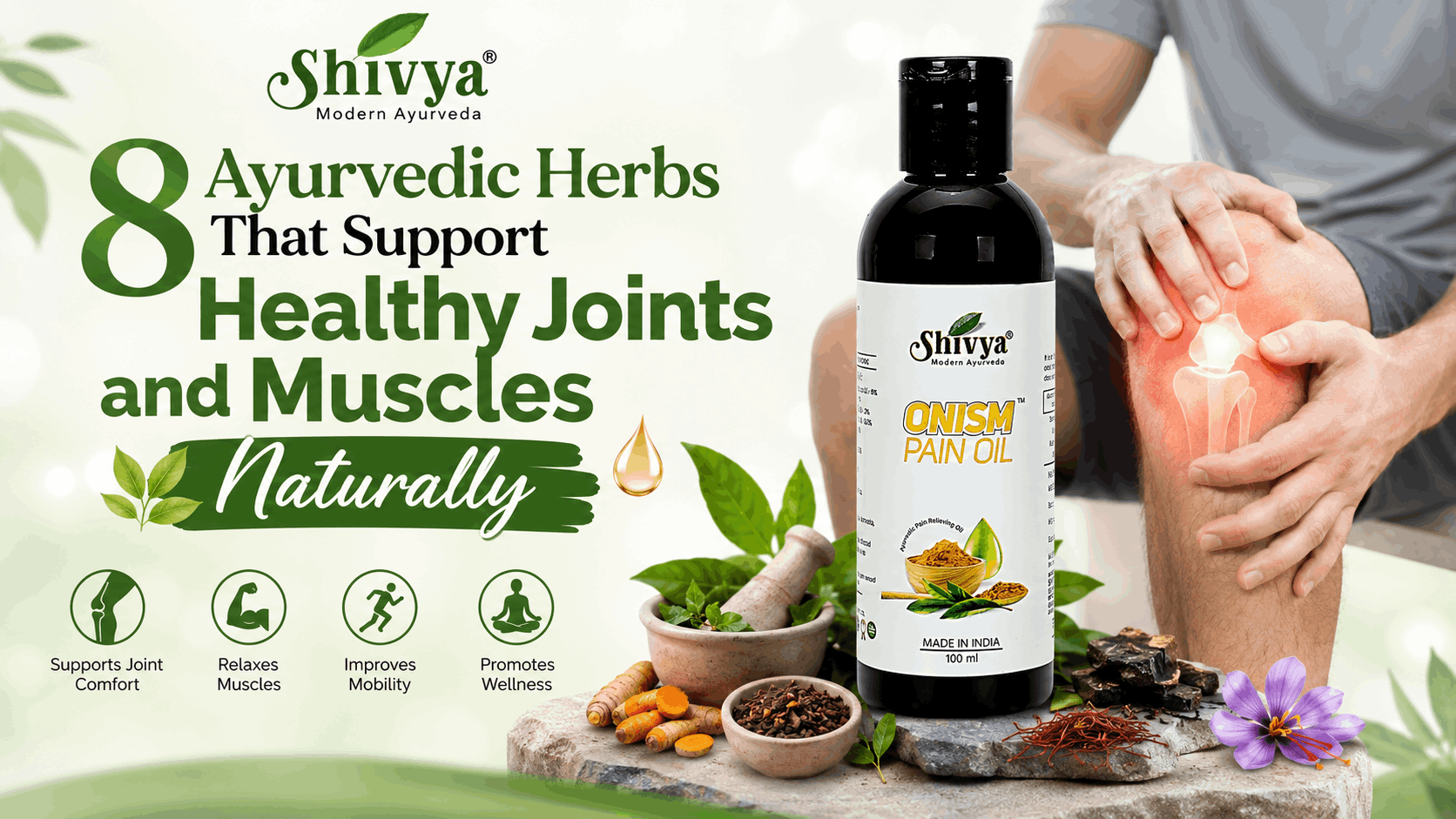 8 Ayurvedic Herbs That Support Healthy Joints and Muscles Naturally