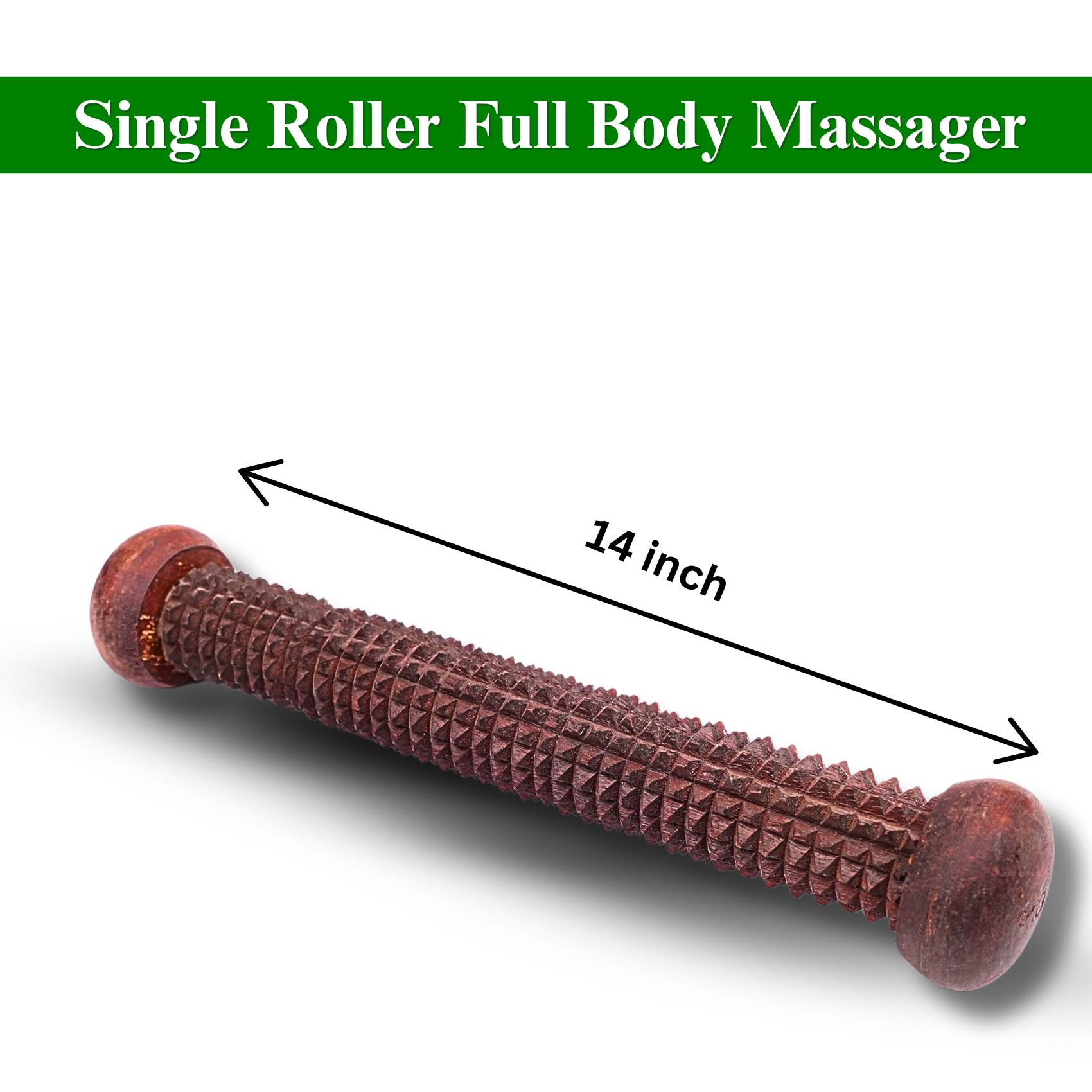 Wooden Single Roller – Wooden Single Roller & Body Massager for Stress Relief