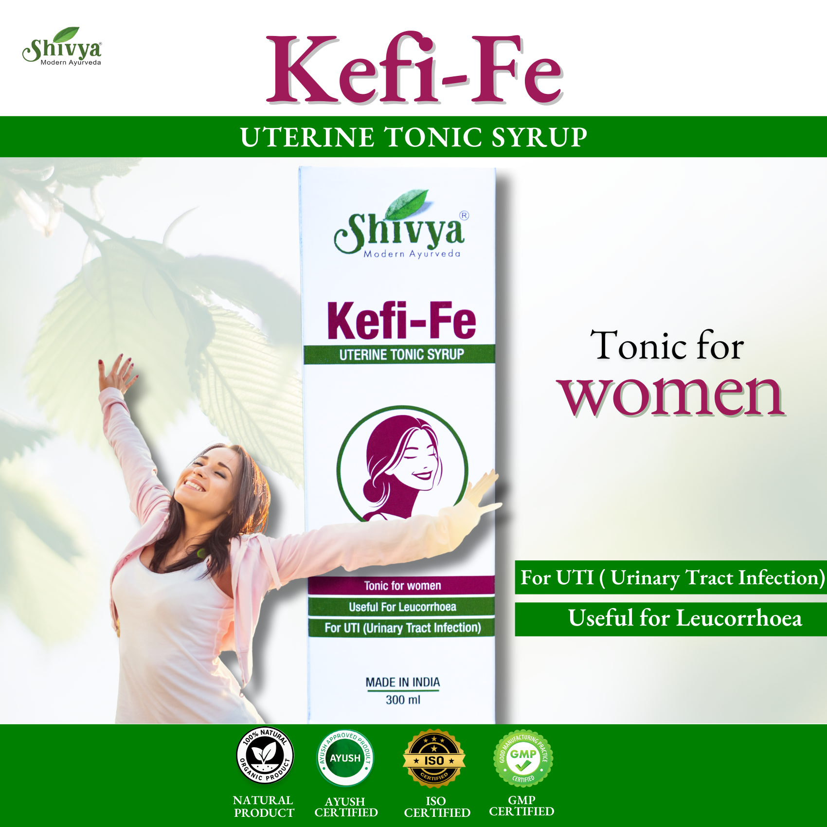 Shivya Ayurveda Kefi-Fe Tonic Syrup