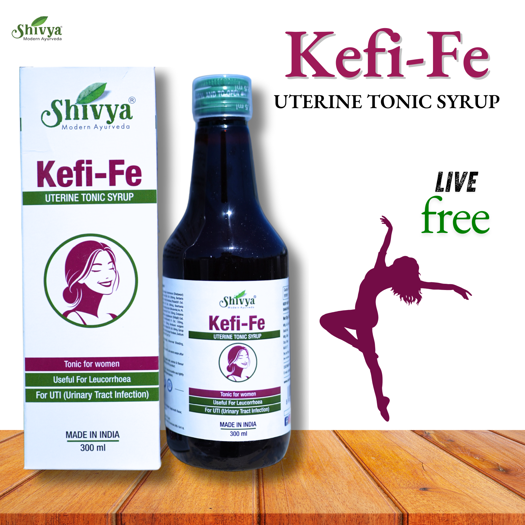 Kefi-Fe Tonic Syrup for UTI