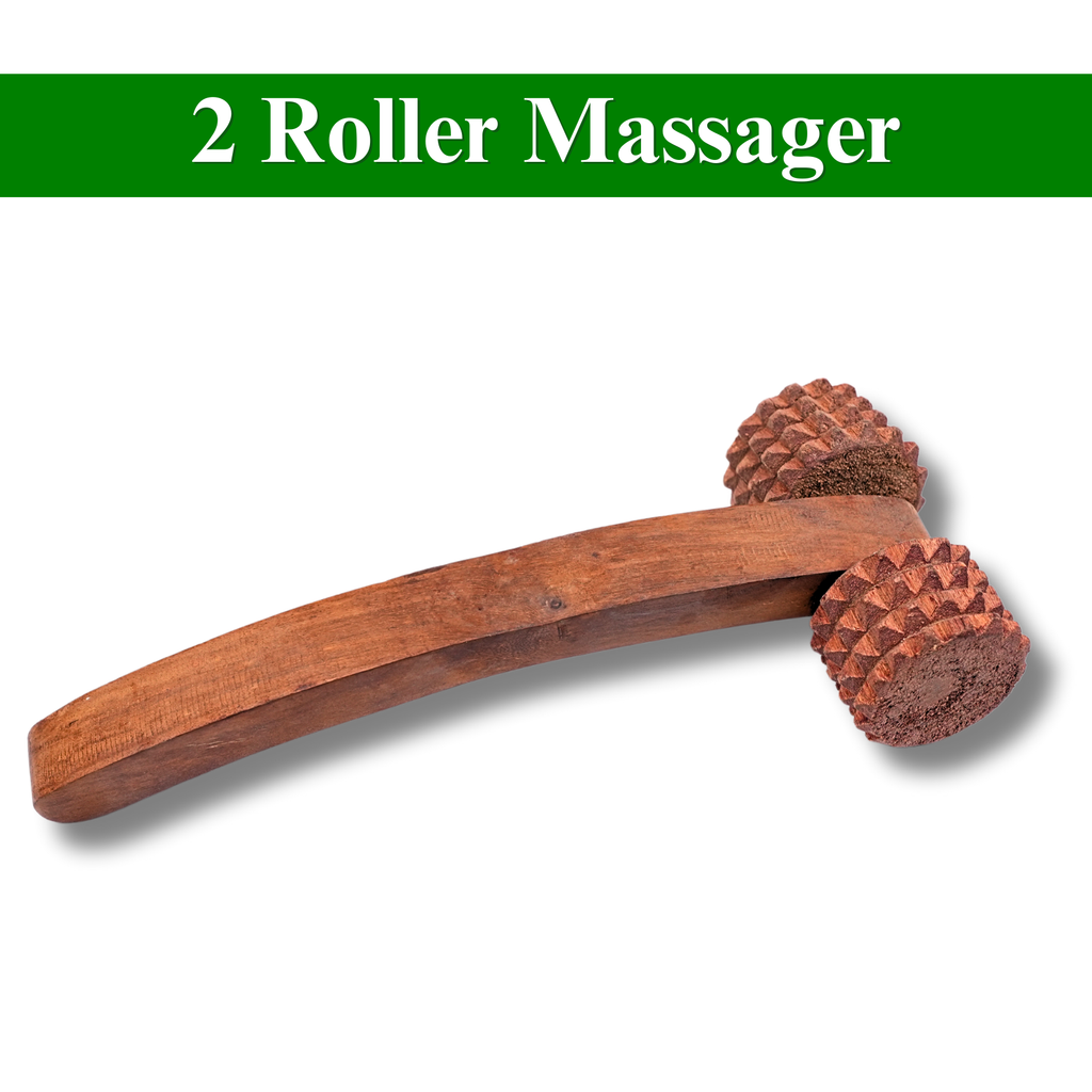 2 Roller Massager with Handle – Body Massager for Stress Relief
