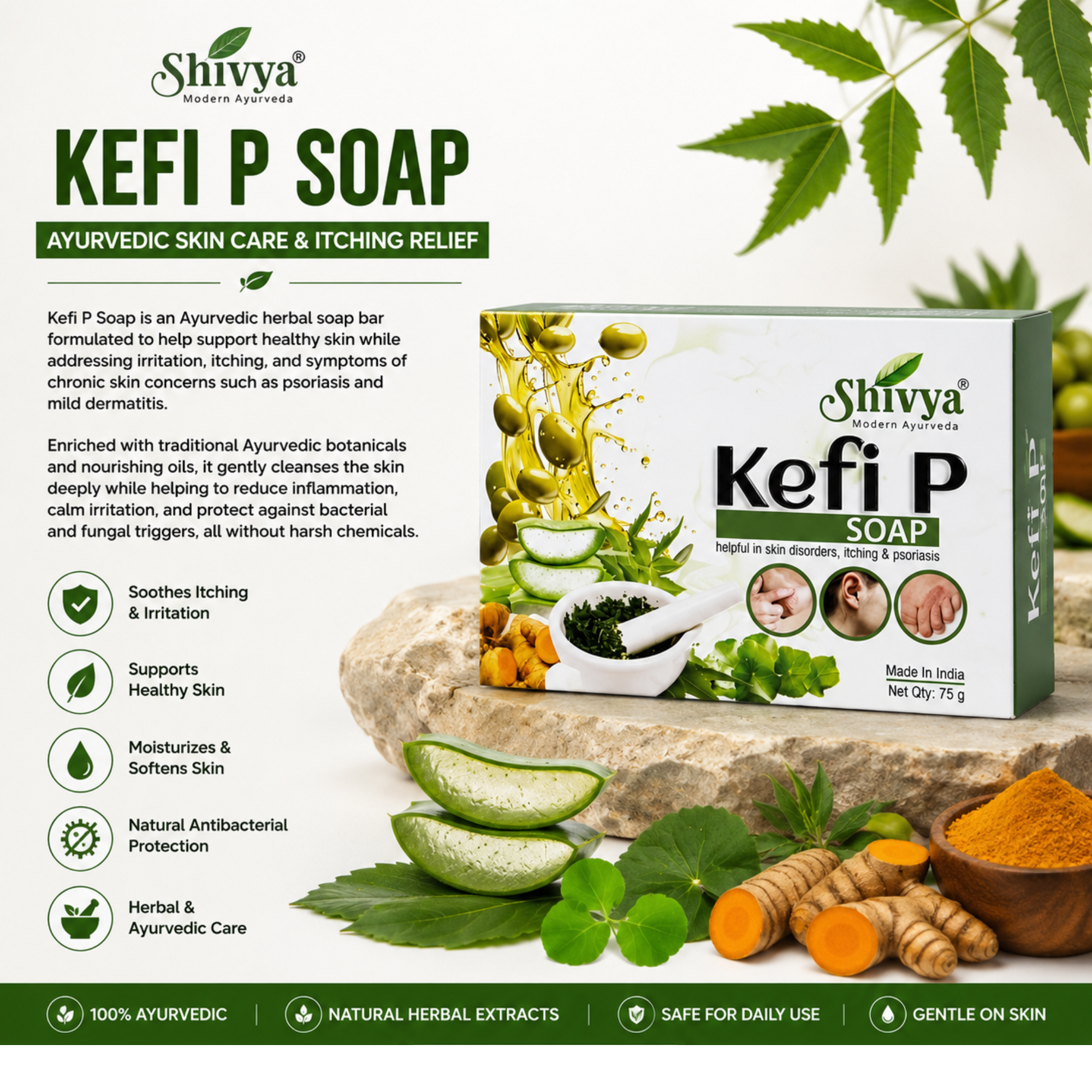 Kefi P Soap for Skin Disorders — alternate