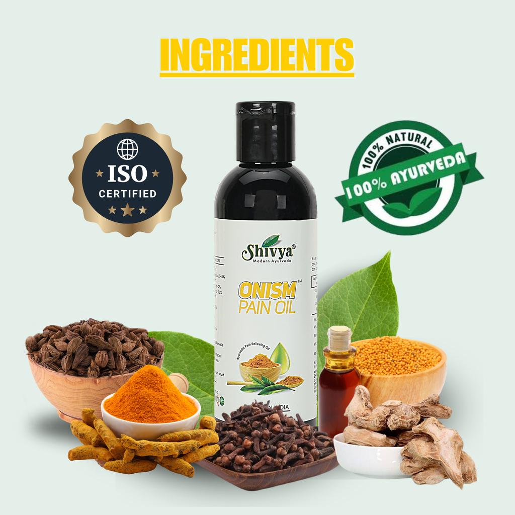 Onism Pain Oil & Knee Bond Tablets Combo