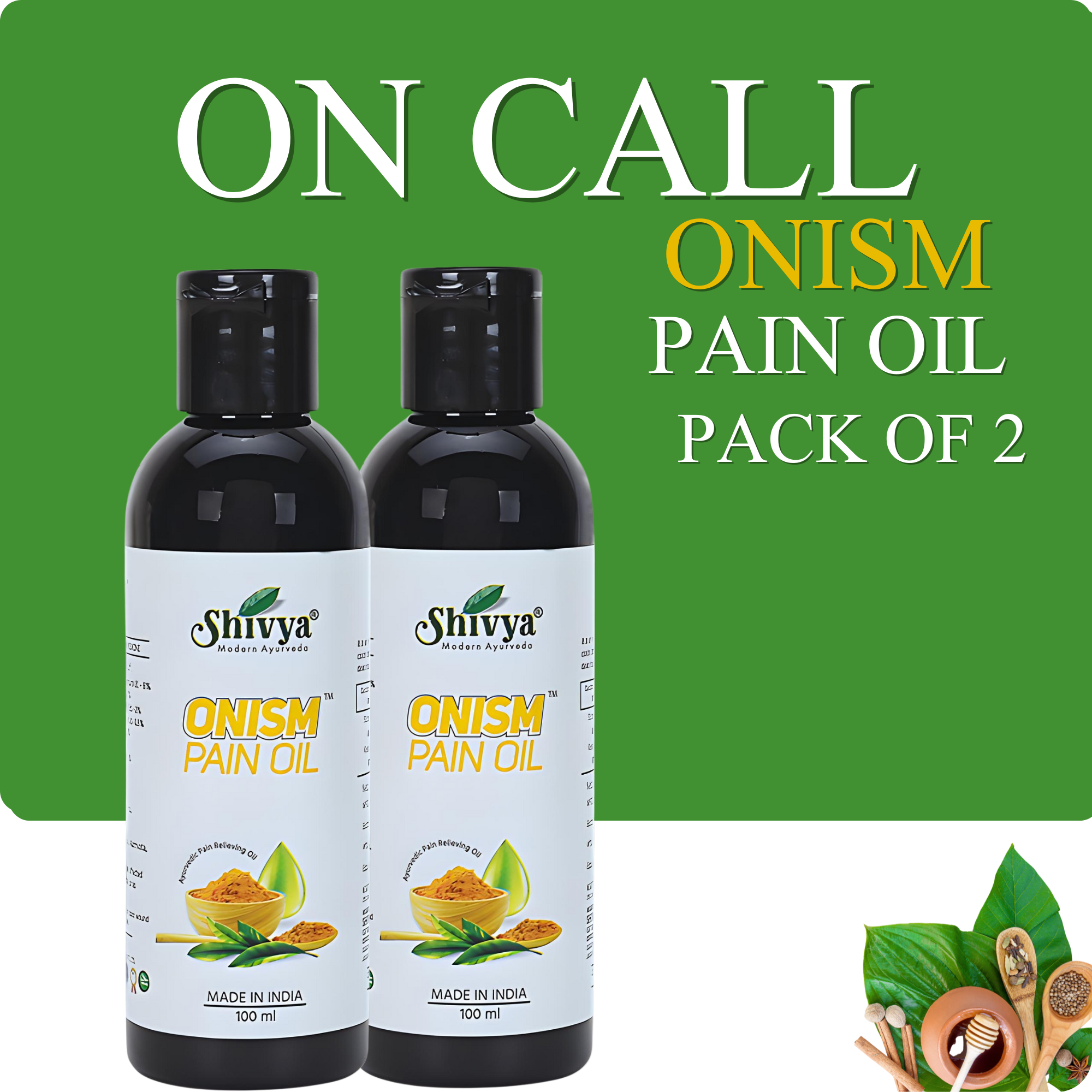 On Call Onism Pain Oil (Pack of 2)