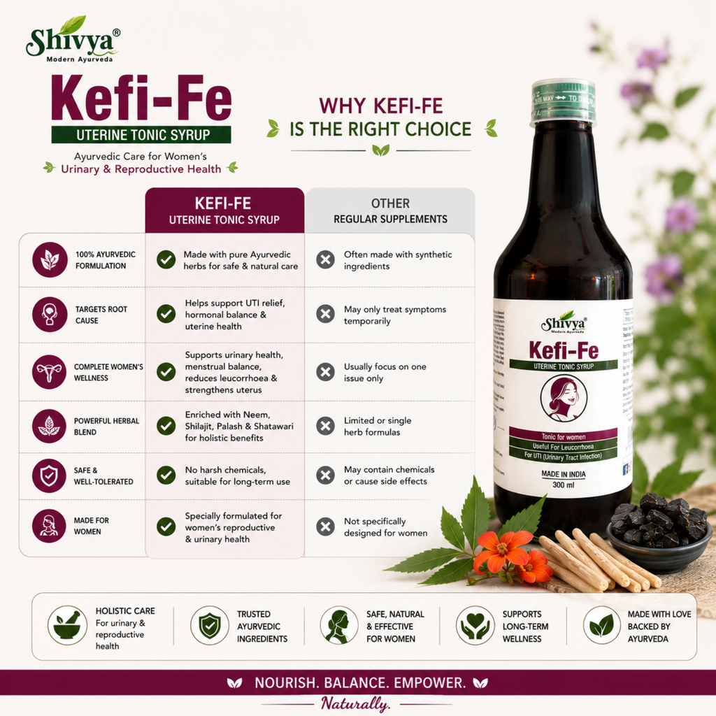 Shivya Kefi Fe Tonic Syrup for UTI