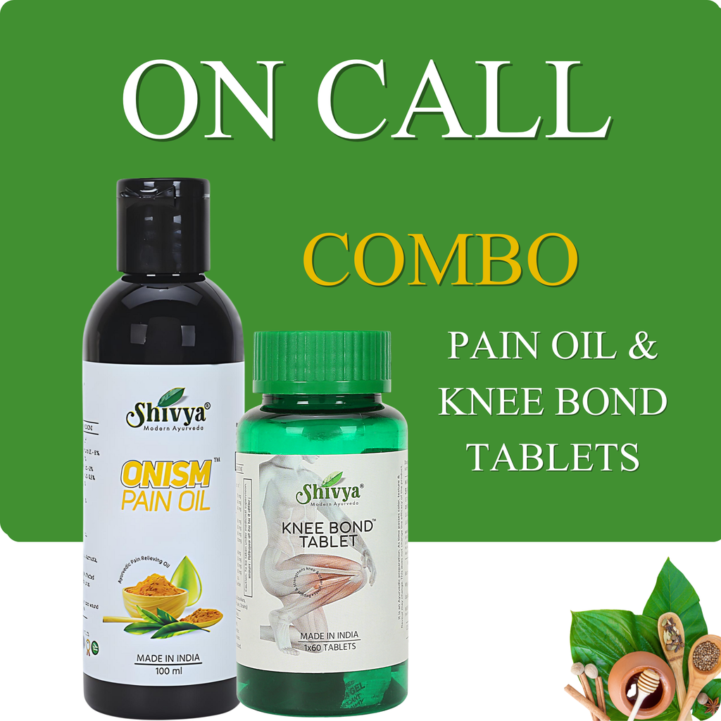 On Call Healthy Combo of Onism Pain Oil & Knee Bond Tablets