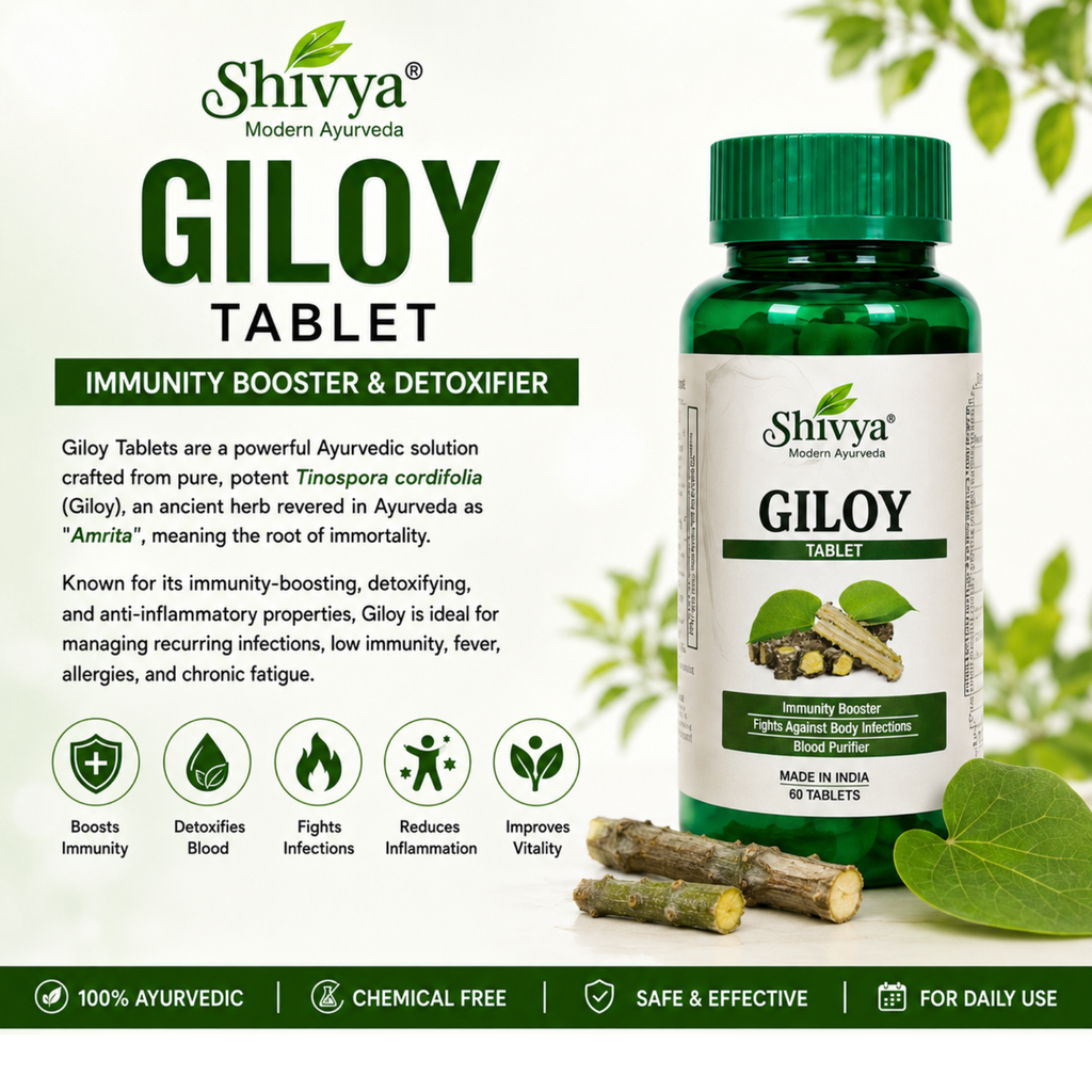 Shivya Giloy Tablets: Natural Immunity & Wellness Booster