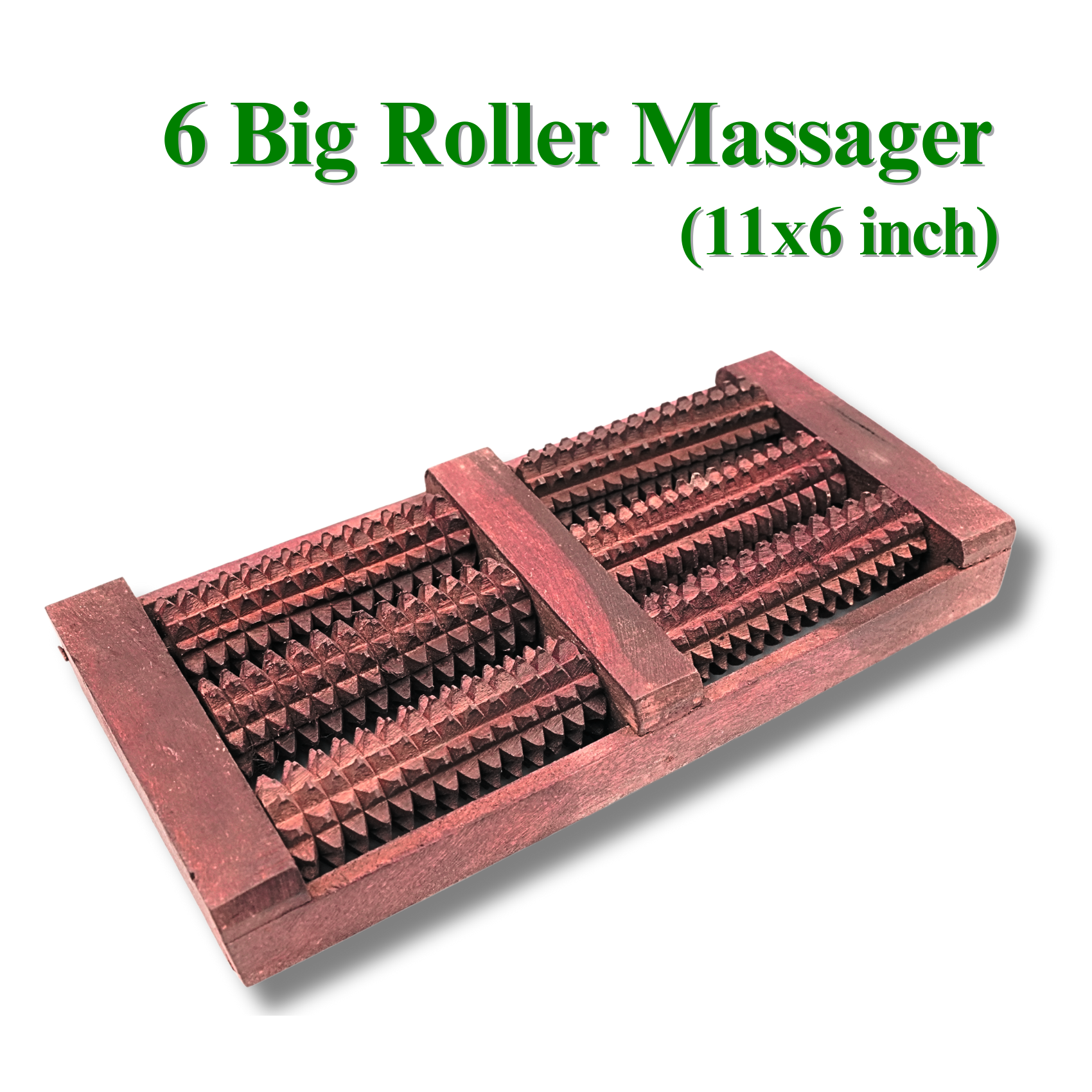 6 Roller Wooden Foot Massager – Your Natural Pain Relief Solution