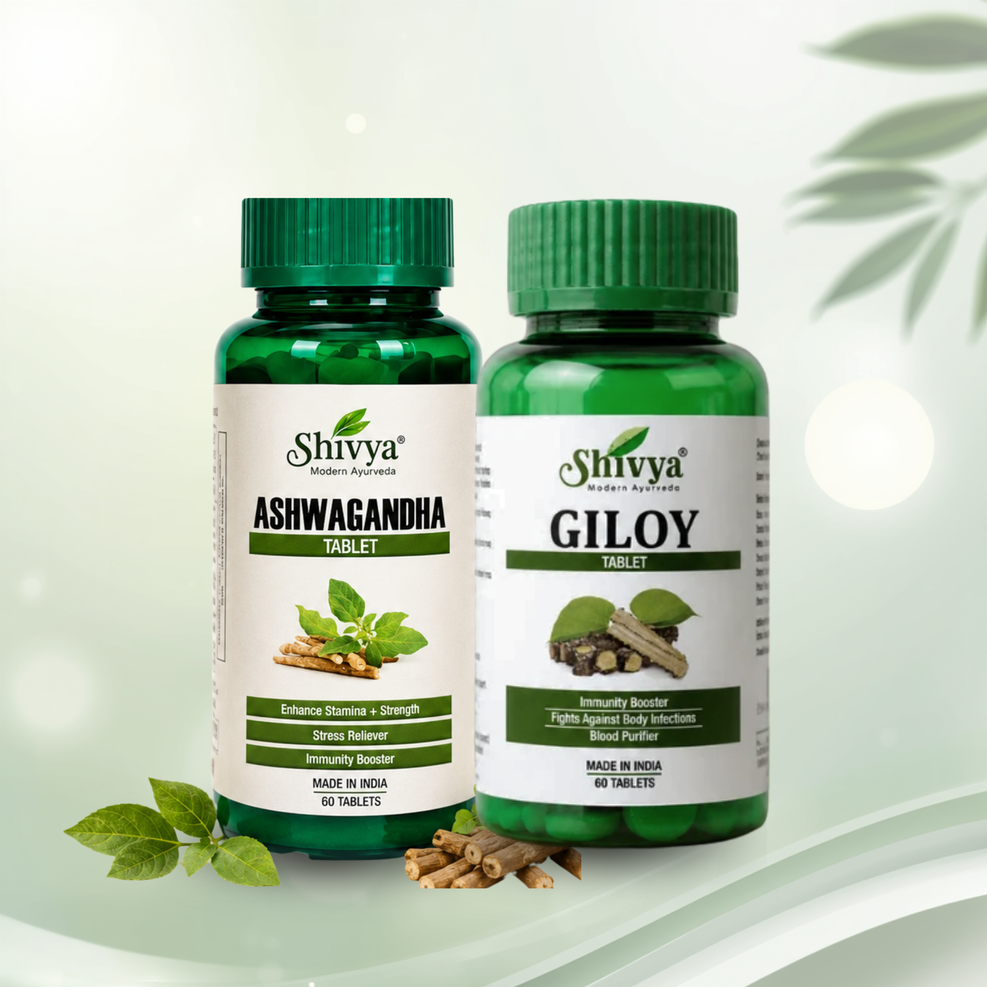 Giloy & Ashwagandha Tablets Combo