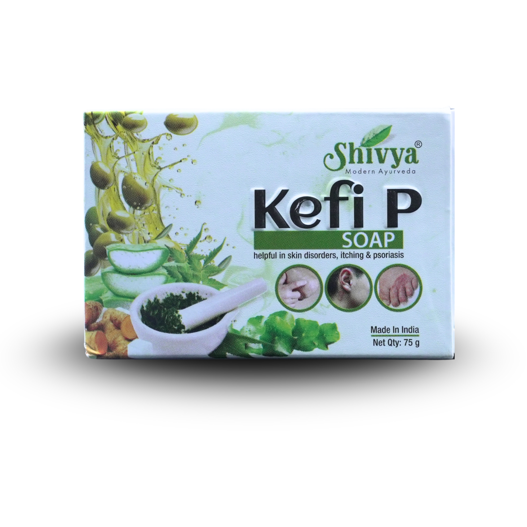 Kefi P Soap – Ayurvedic Care for Healthy Skin (75 g)
