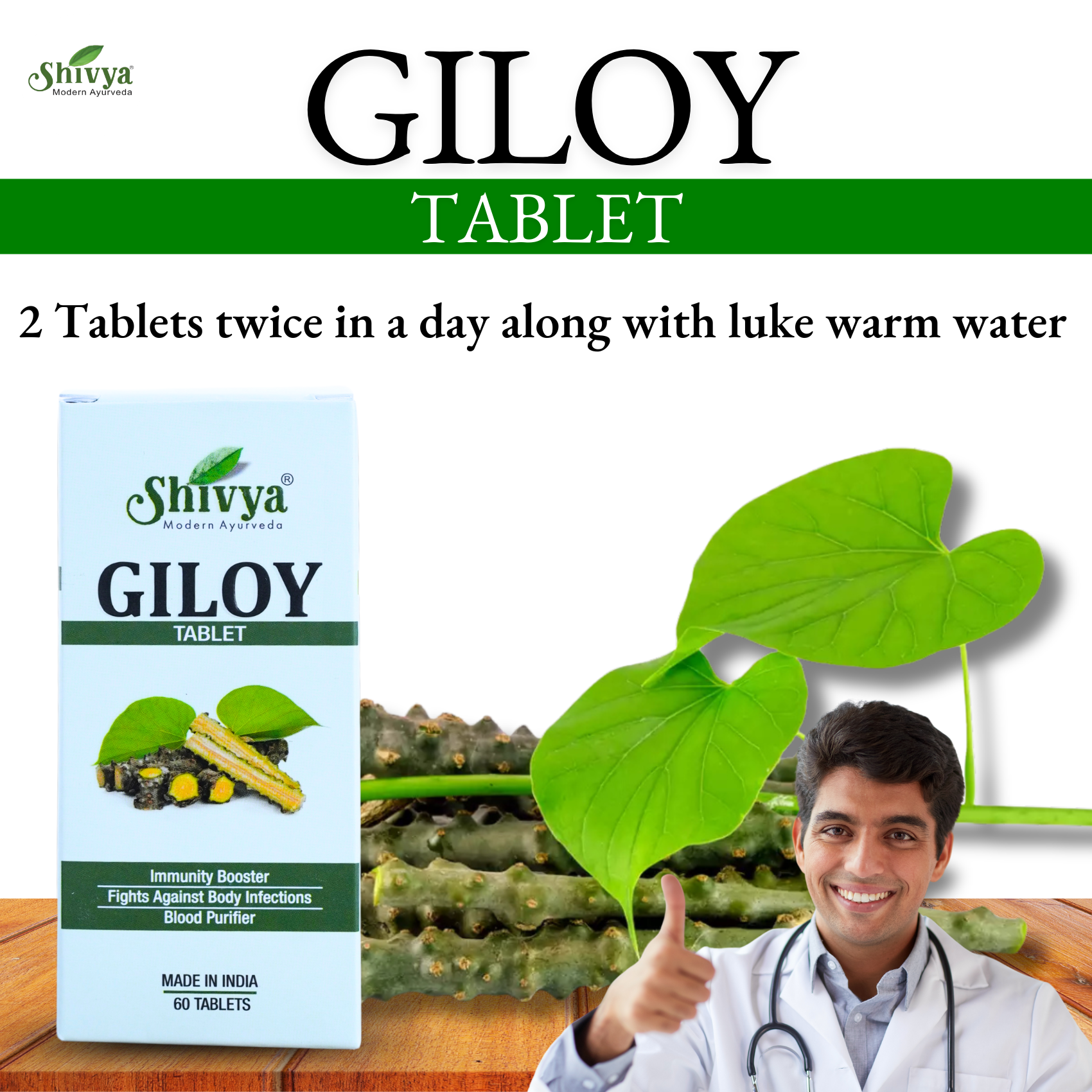 Giloy Tablets – Natural Immunity & Wellness Booster