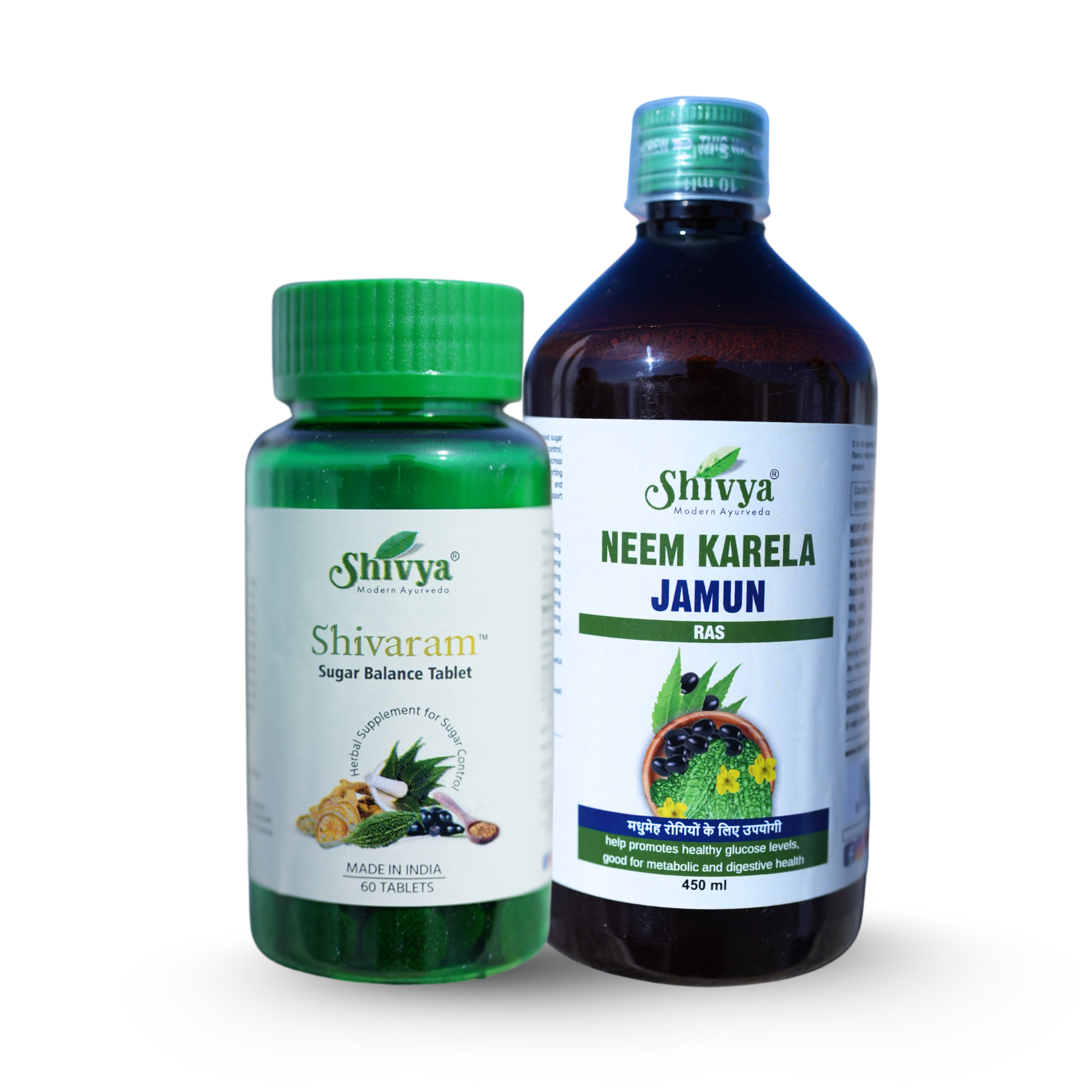 Combo of Sugar Balance Tablet and Neem Karela Jamun Ras