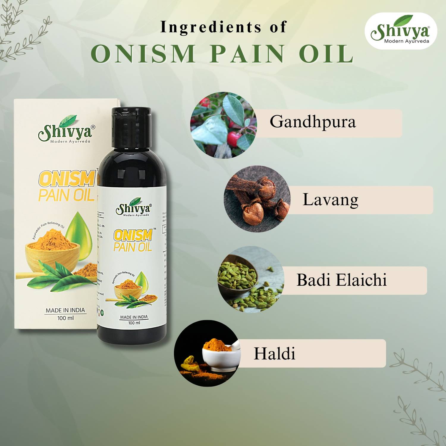 Shivya Ayurveda Onism Pain Oil