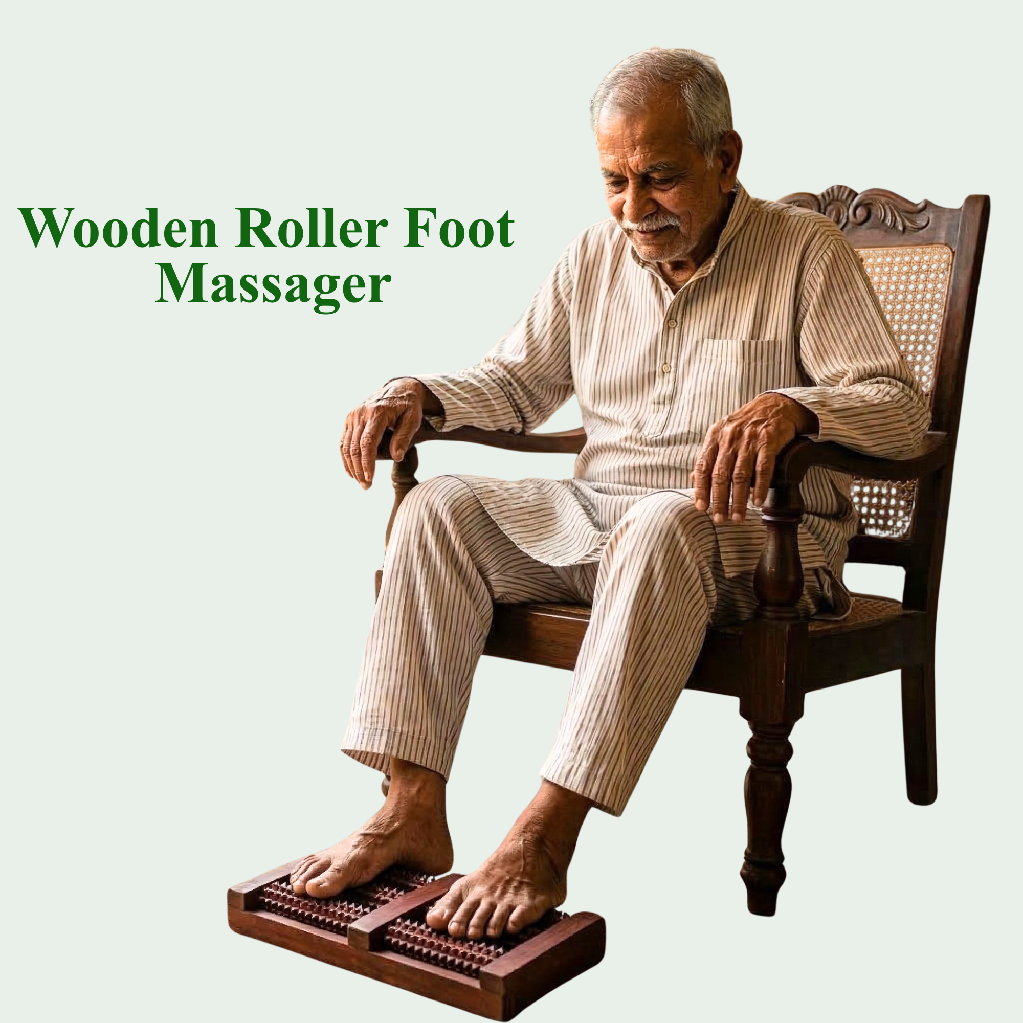 Shivya 6 Roller Wooden Foot Massager – Your Natural Pain Relief Solution