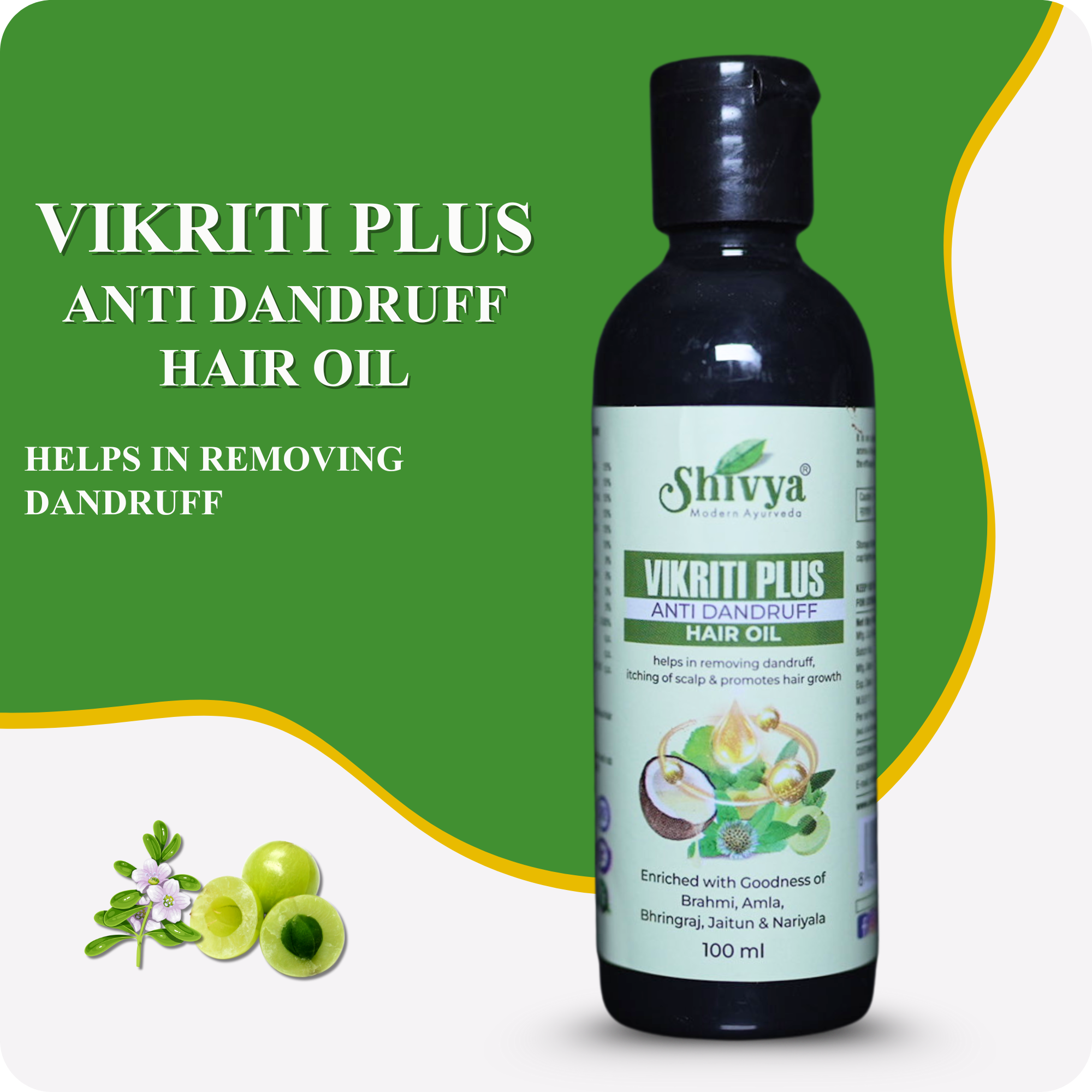 Vikriti Plus Anti Dandruff Hair Oil