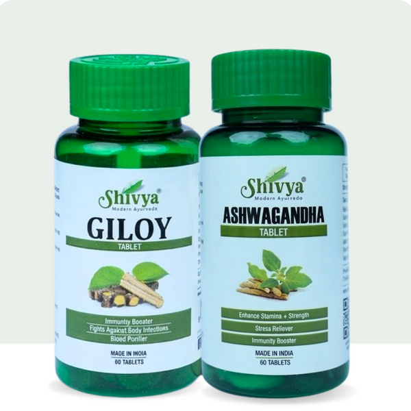 Giloy & Ashwagandha Tablets Combo