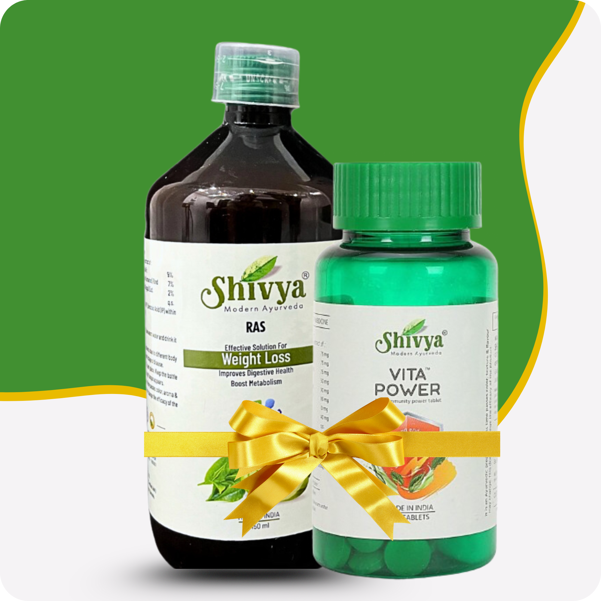 Vita Power Tablets and RAS - Weight Loss Juice Combo