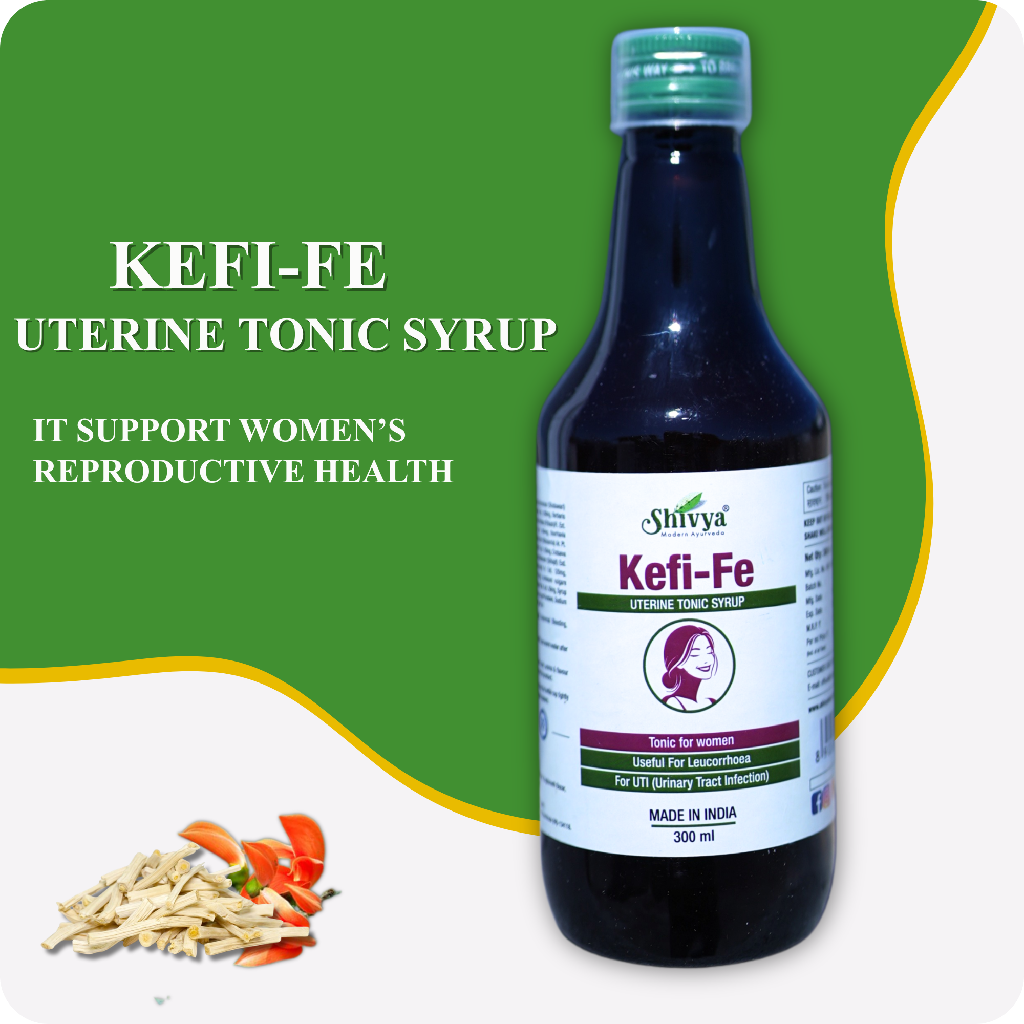 Kefi-Fe Tonic Syrup for UTI