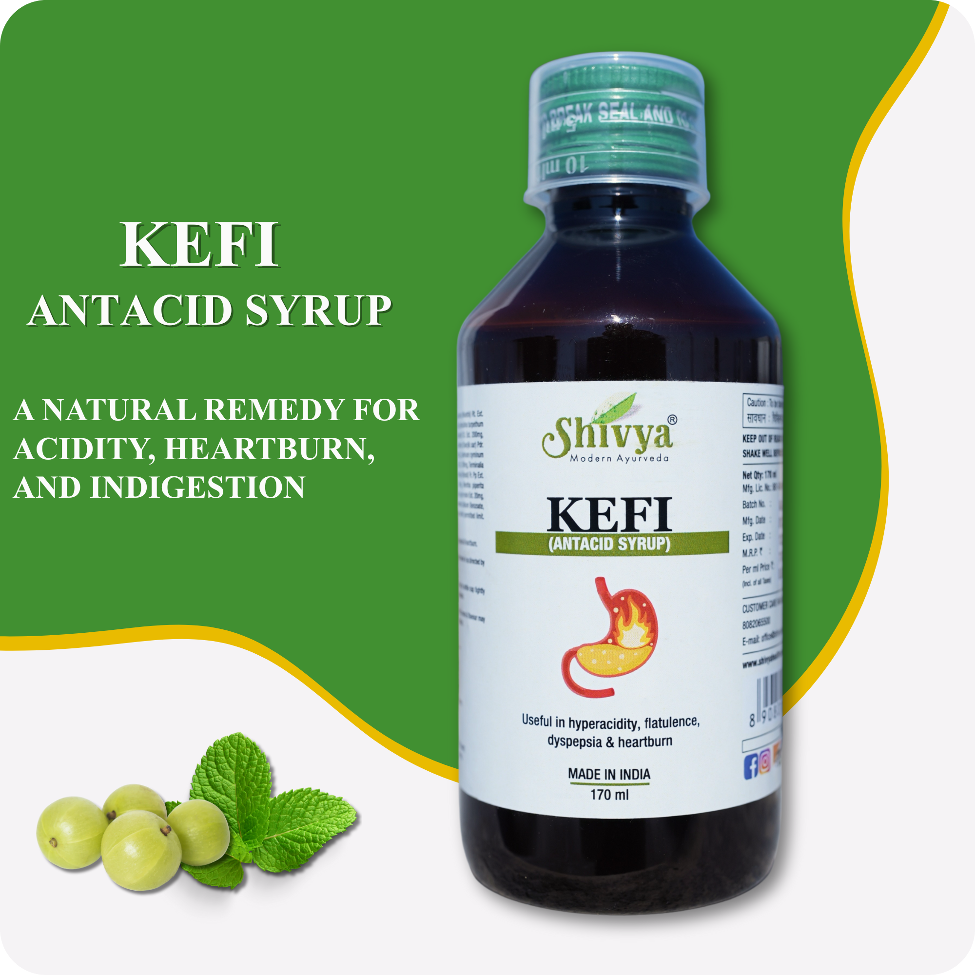 Kefi Antacid Syrup