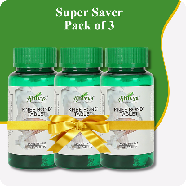 Knee Bond Tablets - Super Saver Pack of 3