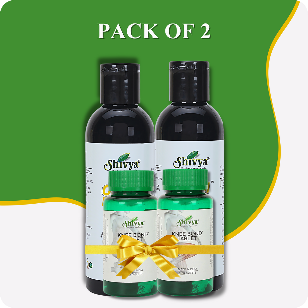 Onism Pain Oil & Knee Bond Tablets Combo (Pack of 2)