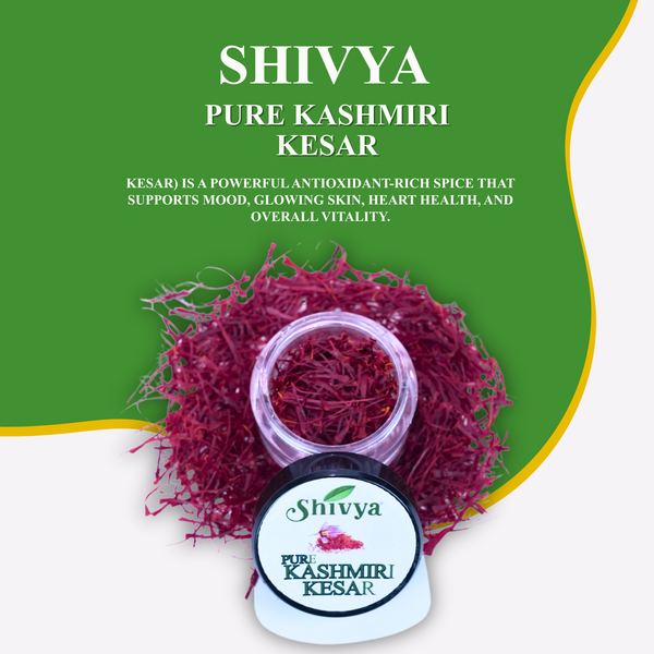 Pure Kashmiri Kesar (1g) | Premium Quality Kesar by Shivya Ayurveda