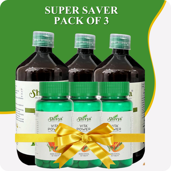 Vita Power Tablets and RAS - Weight Loss Juice Combo - Super Saver 3