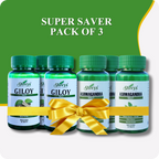 Giloy & Ashwagandha Tablets Combo - Super Saver Pack of 3