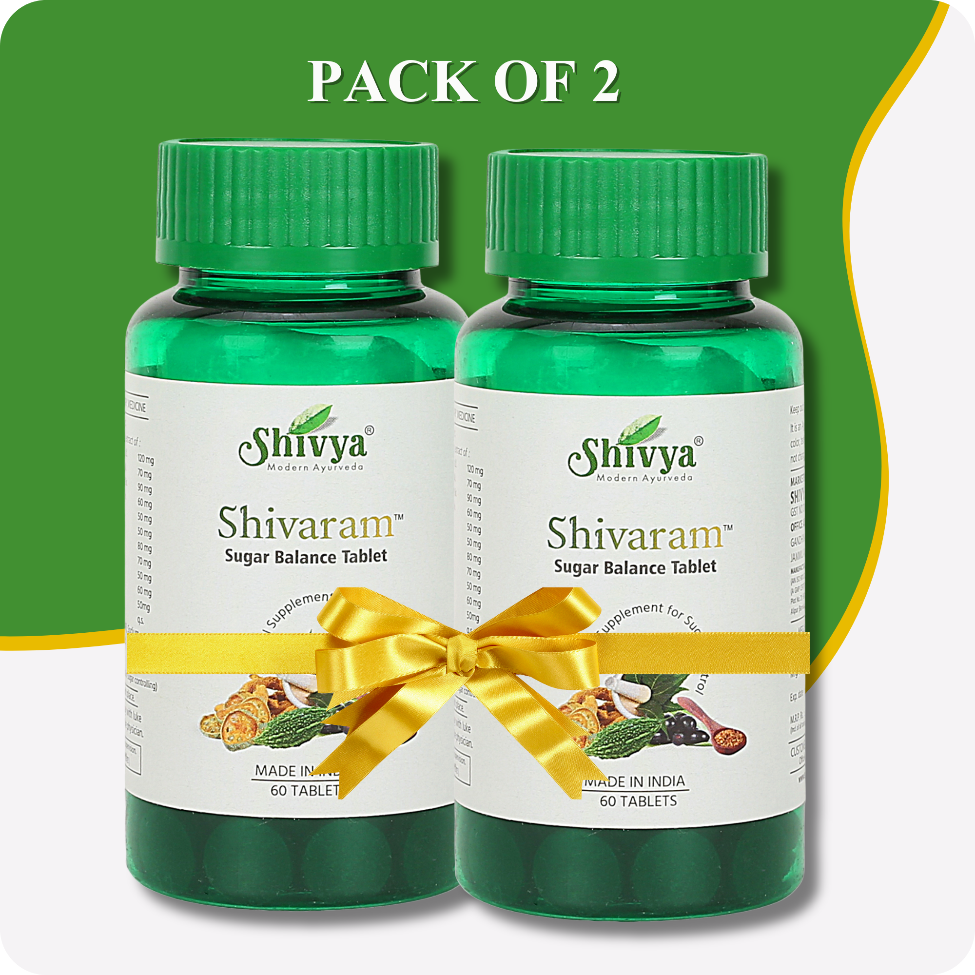 Shivaram Sugar Balance Tablets (Pack of 2)