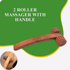 2 Roller Massager with Handle – Body Massager for Stress Relief
