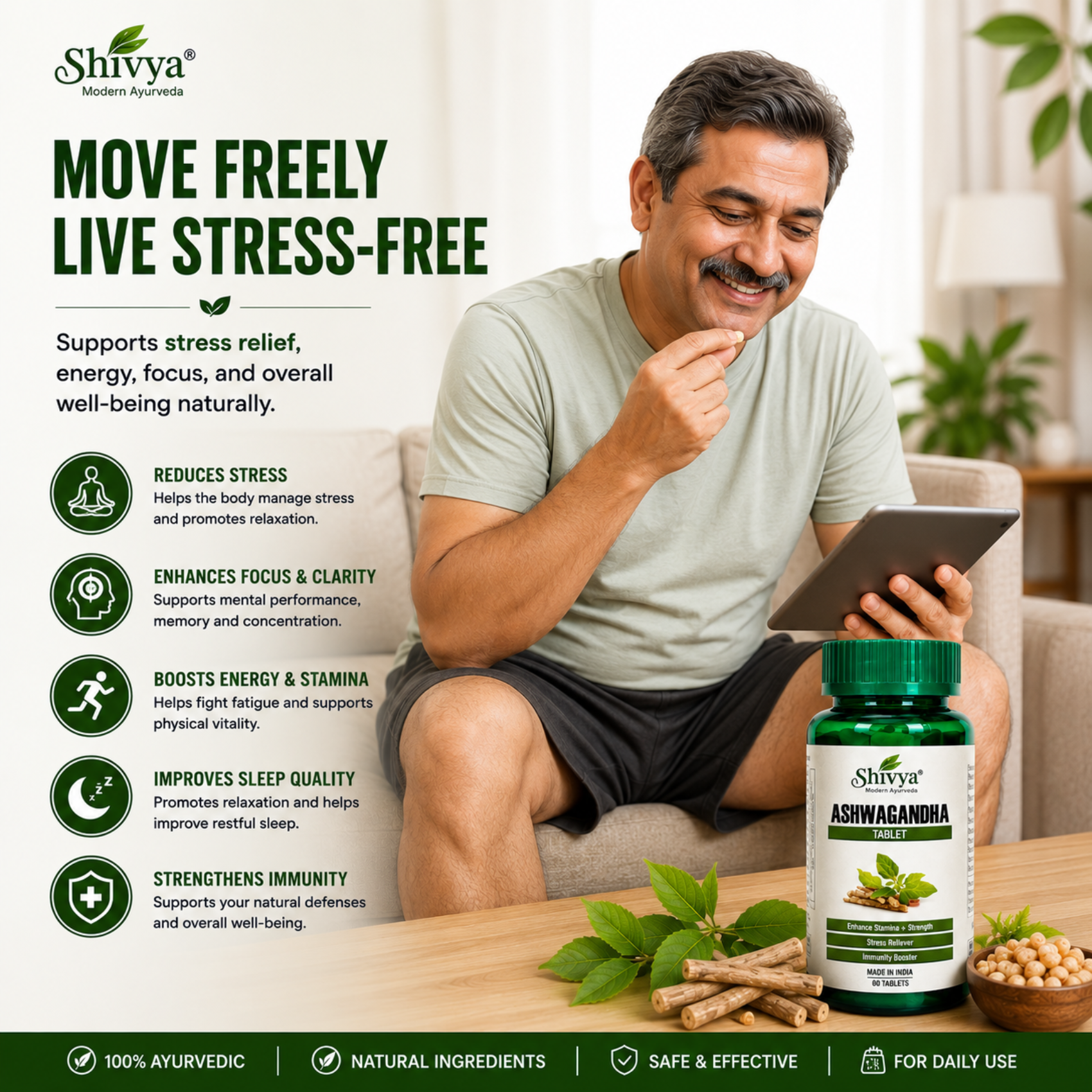 Shivya Ashwagandha Tablets for Immunity Booster — alternate