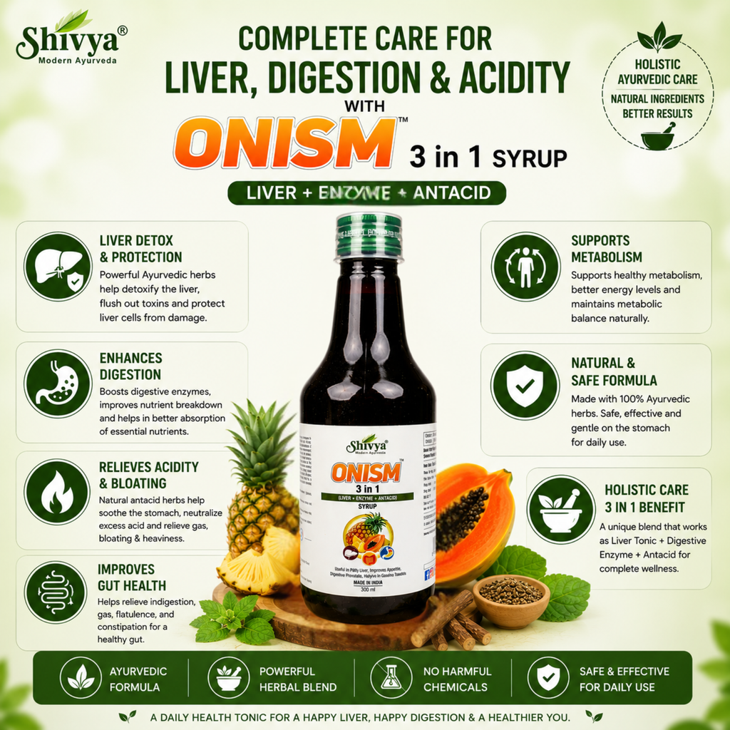 Shivya Onism 3 in 1 Fatty Liver Syrup
