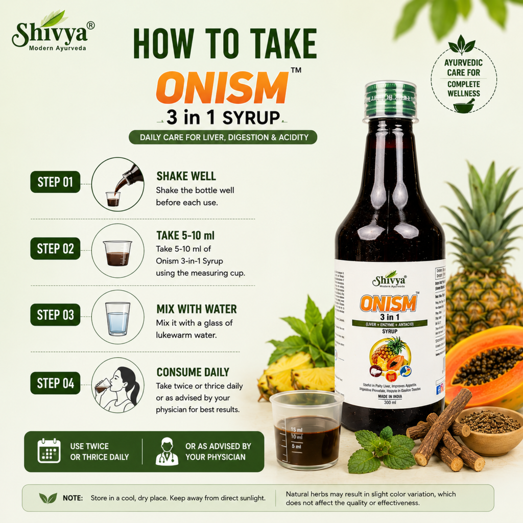 Shivya Onism 3 in 1 Fatty Liver Syrup