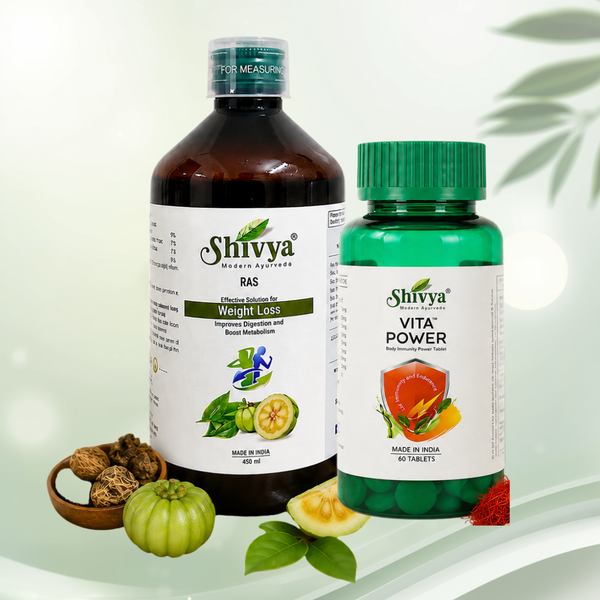 Vita Power Tablets and RAS - Weight Loss Juice Combo