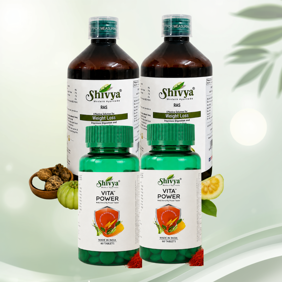 Vita Power Tablets and RAS - Weight Loss Juice Combo (Pack of 2)