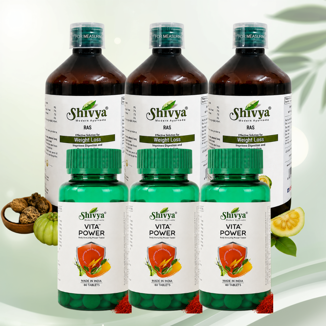 Vita Power Tablets and RAS - Weight Loss Juice Combo - Super Saver 3