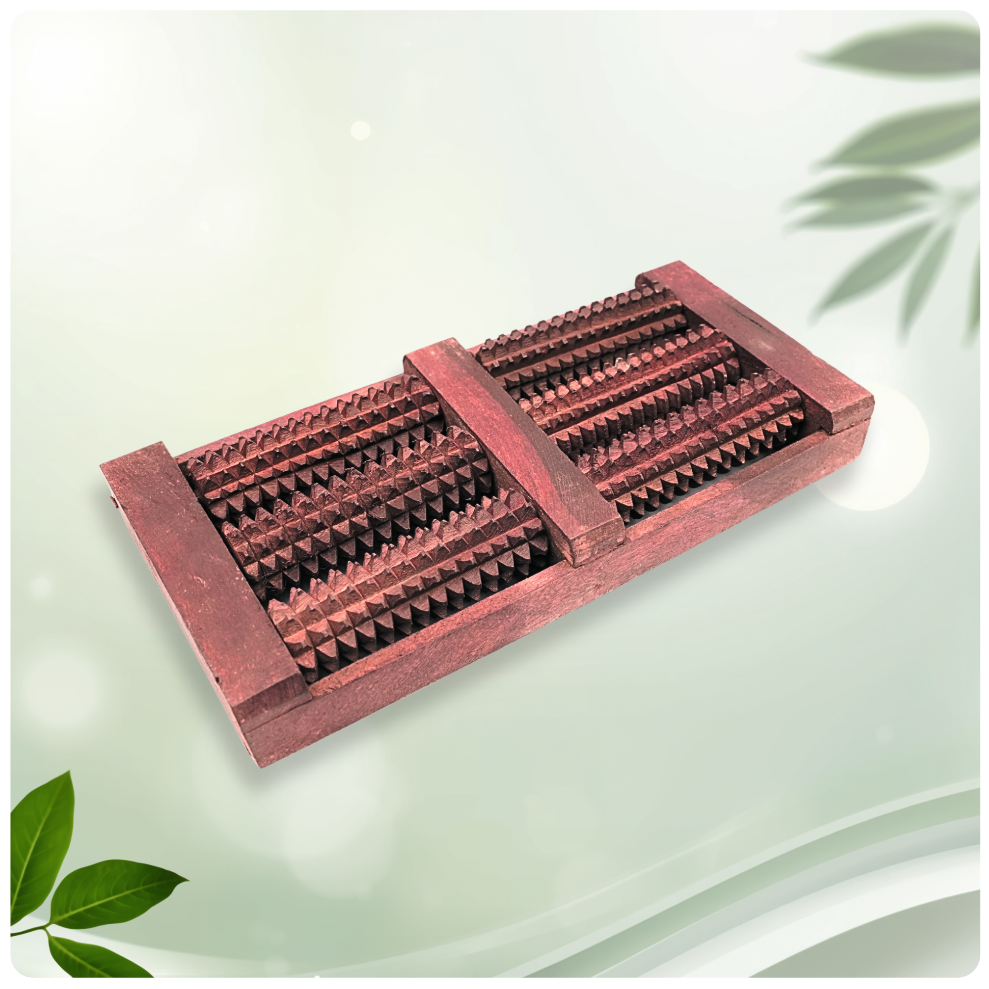 Shivya 6 Roller Wooden Foot Massager – Your Natural Pain Relief Solution