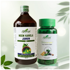 Shivya Sugar Balance Tablet and Shivya Neem Karela Jamun Ras Combo