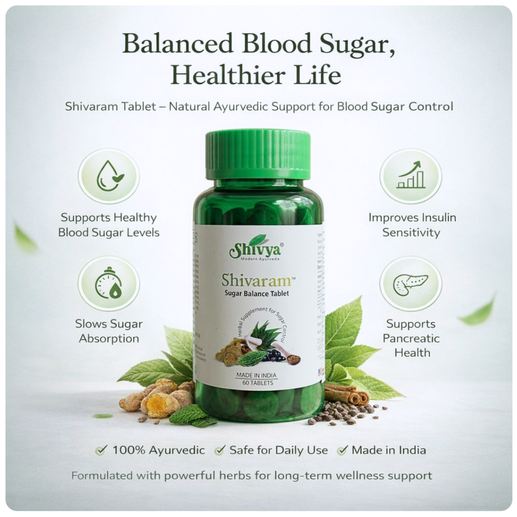 Shivya Sugar Balance Tablet and Shivya Neem Karela Jamun Ras Combo