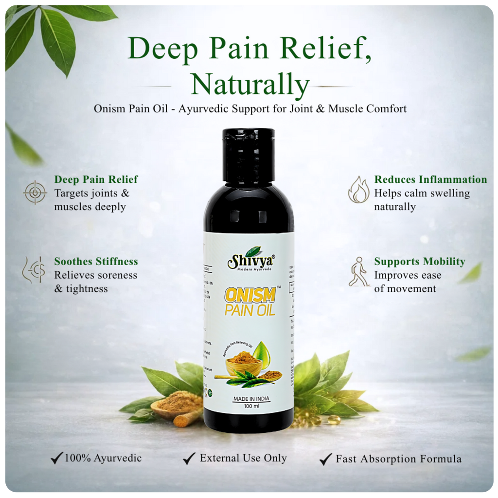 Shivya Onism Pain Oil & Shivya Knee Bond Tablets Combo
