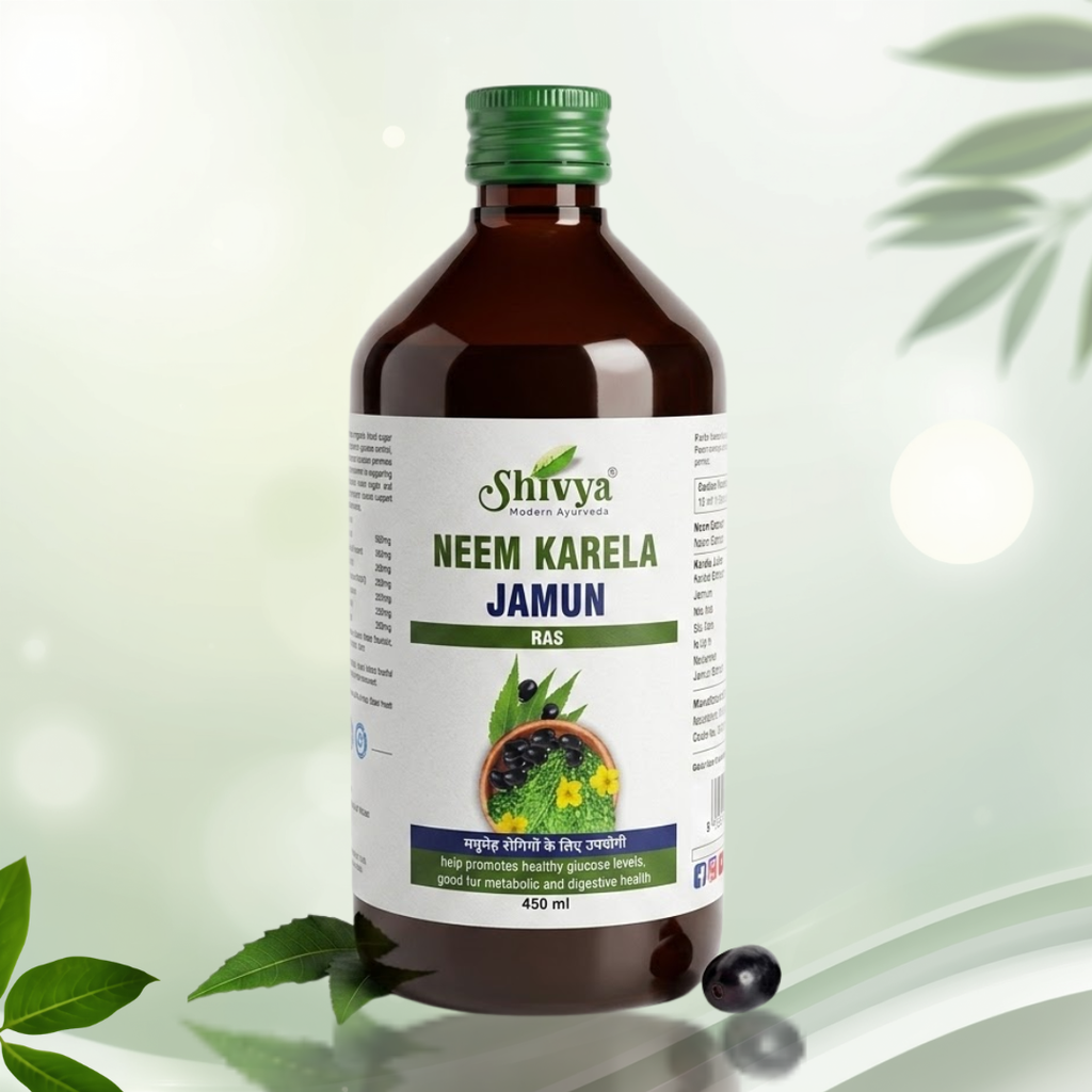 Shivya Neem Karela Jamun Ras for Diabetes (Pack of 10)