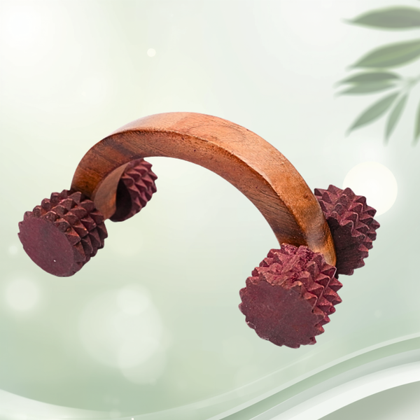 Shivya Wooden D-Handle Massager