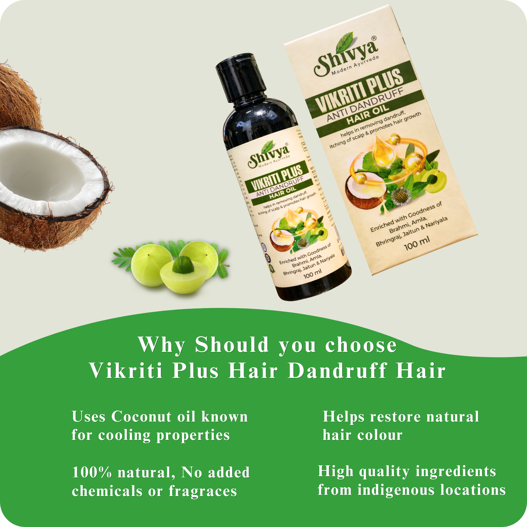 Vikriti Plus Anti Dandruff Hair Oil — alternate